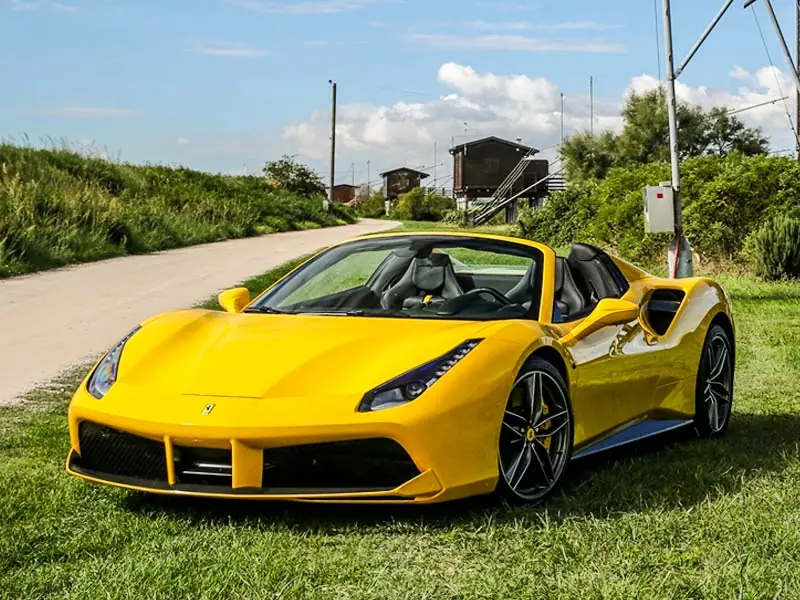 Ferrari 488 Spider full exterior, Starr Luxury Cars London